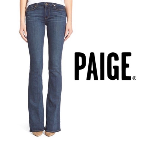 Paige Denim Laurel Canyon Lowrise Bootcut Jean Size 32petite